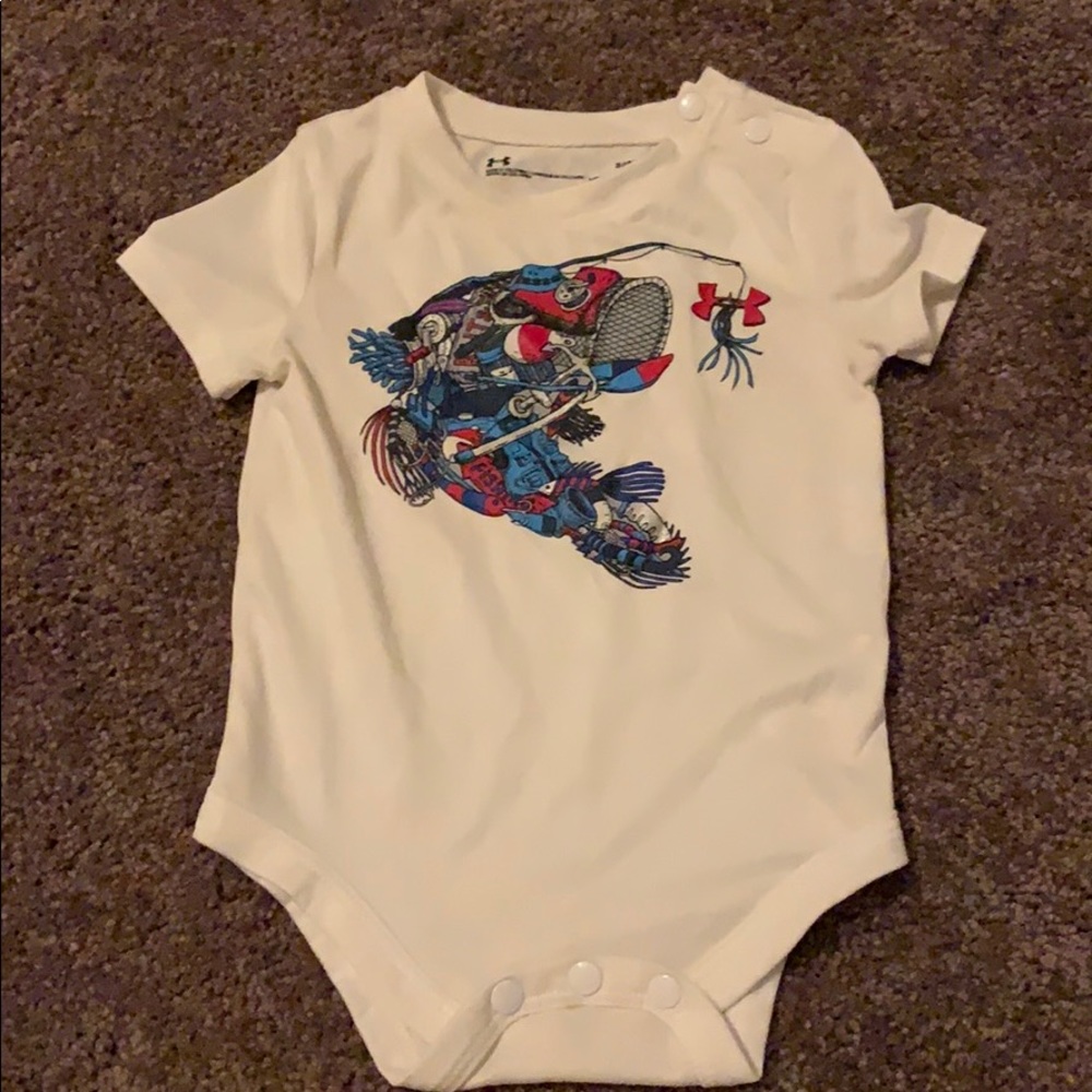 Under armour 3-6 month fishing onesie